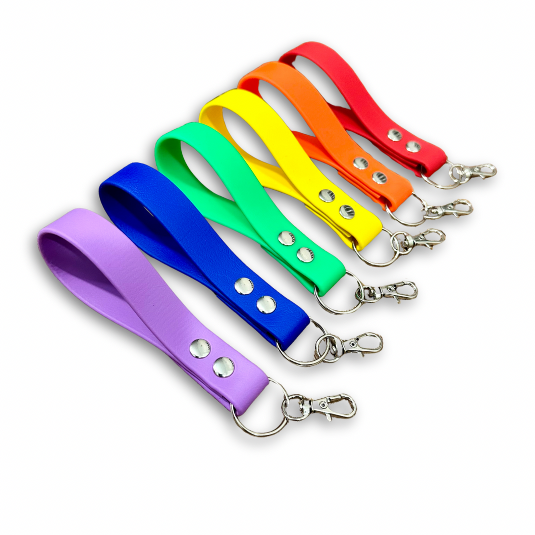 Keychain made with BioThane® coated webbing